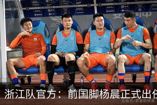 浙江队官方：前国脚杨晨正式出任俱乐部总经理